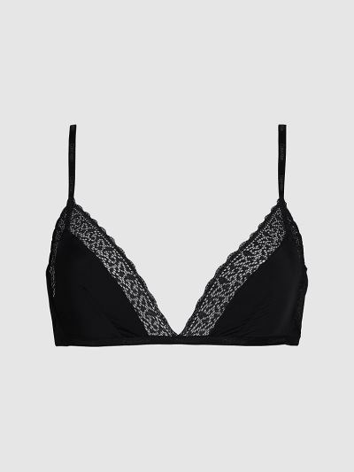 Calvin Klein Underwear HU277306 | Calvin Klein Flirty Női Triangle Melltartó Fekete